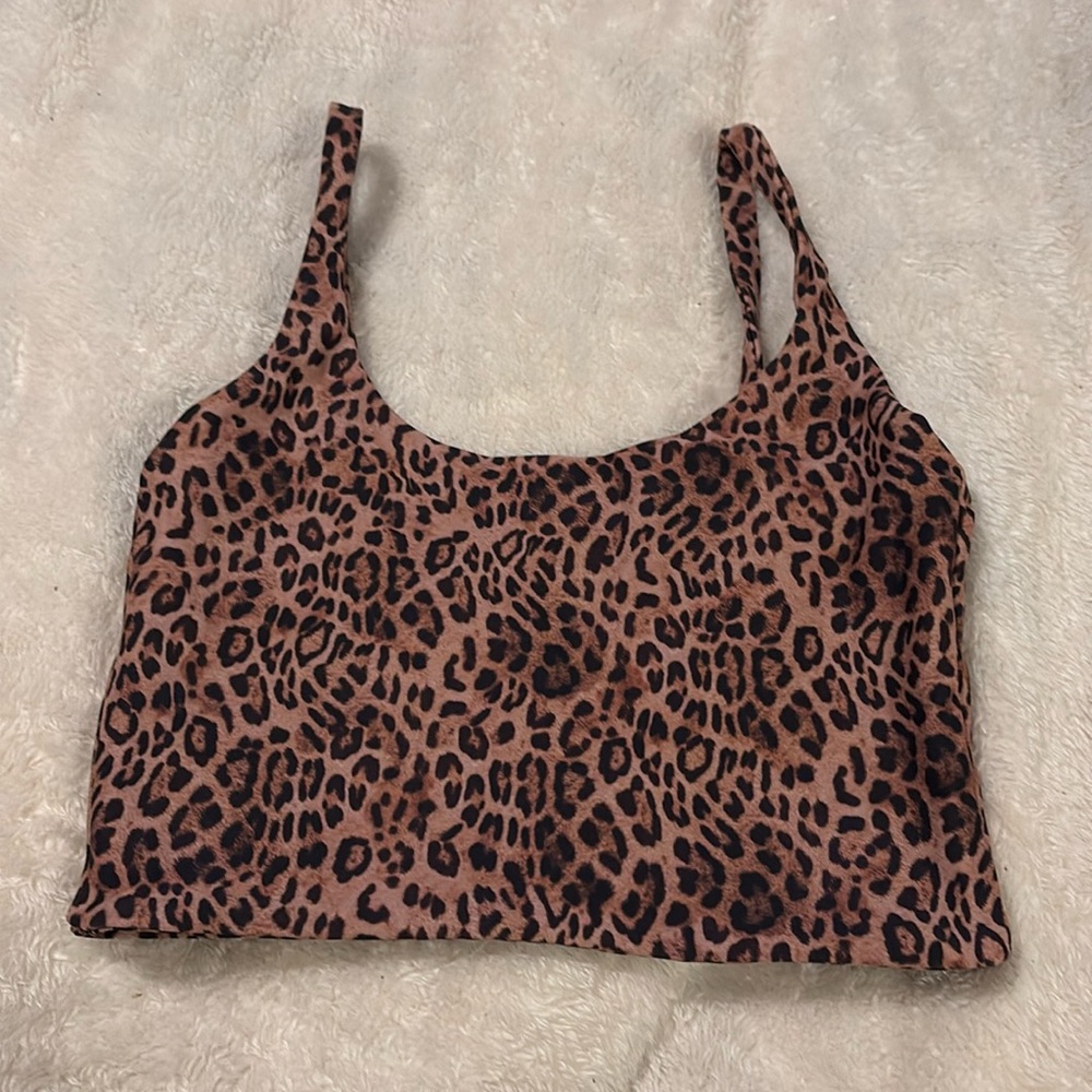 Skatie Paige Crop in Leopard